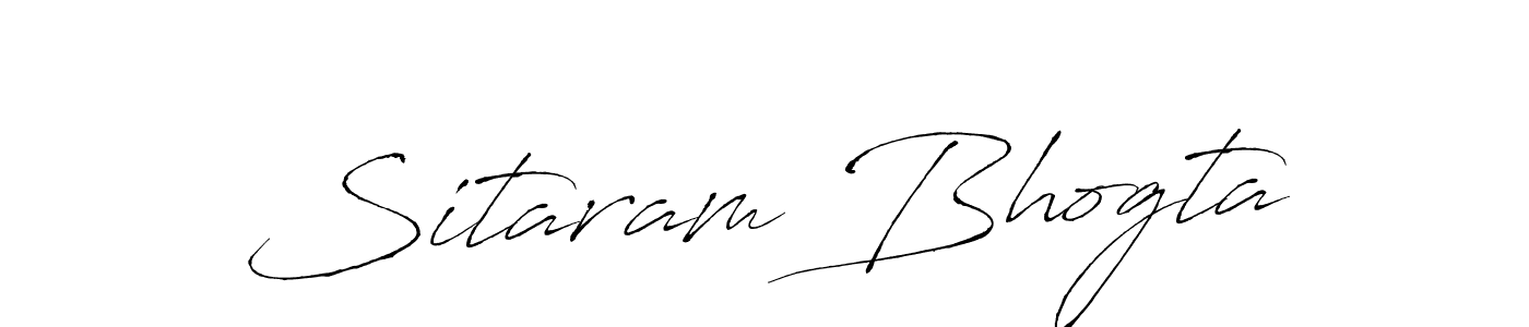 How to make Sitaram Bhogta signature? Antro_Vectra is a professional autograph style. Create handwritten signature for Sitaram Bhogta name. Sitaram Bhogta signature style 6 images and pictures png