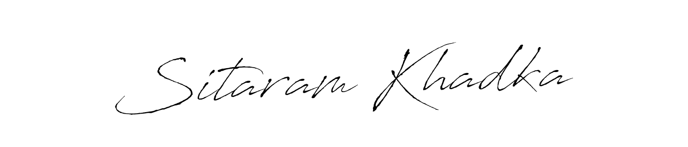 The best way (Antro_Vectra) to make a short signature is to pick only two or three words in your name. The name Sitaram Khadka include a total of six letters. For converting this name. Sitaram Khadka signature style 6 images and pictures png