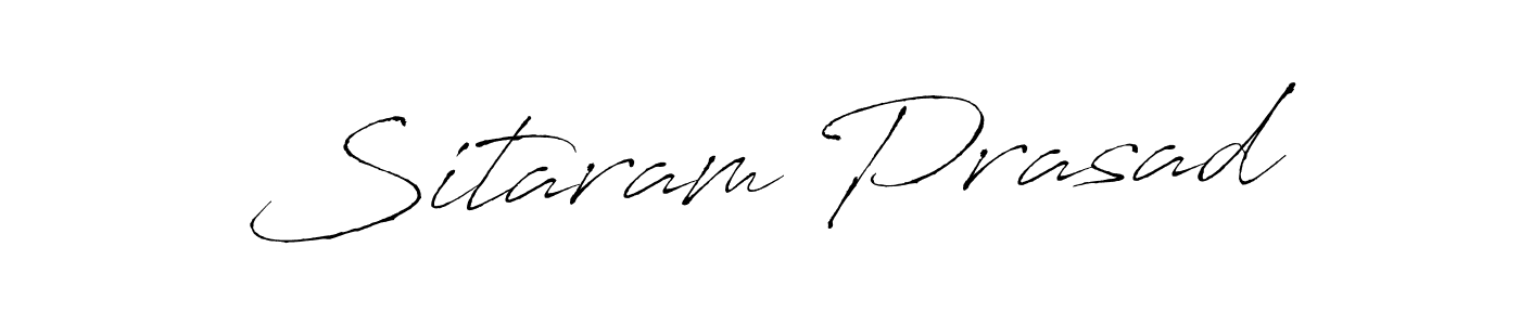 Create a beautiful signature design for name Sitaram Prasad. With this signature (Antro_Vectra) fonts, you can make a handwritten signature for free. Sitaram Prasad signature style 6 images and pictures png