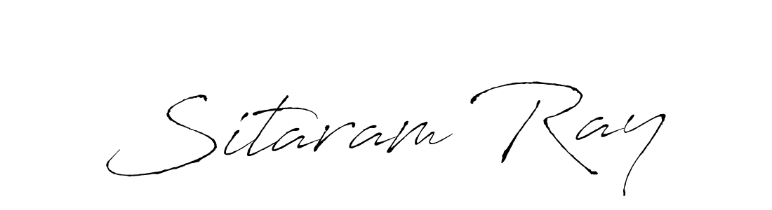 Design your own signature with our free online signature maker. With this signature software, you can create a handwritten (Antro_Vectra) signature for name Sitaram Ray. Sitaram Ray signature style 6 images and pictures png