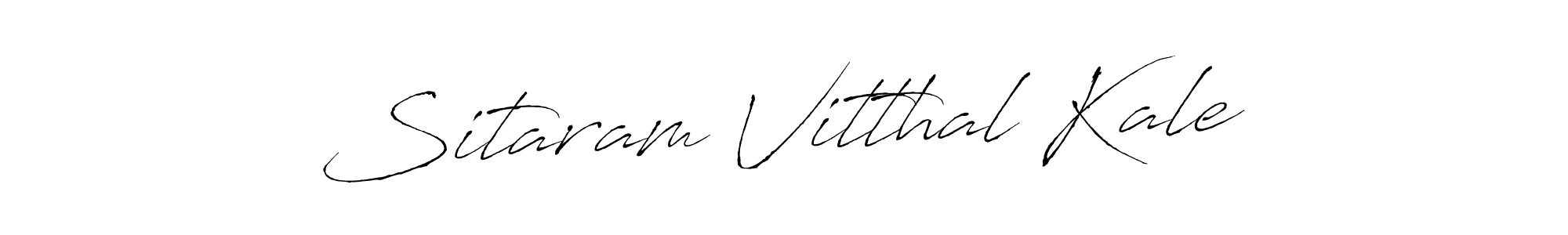 Design your own signature with our free online signature maker. With this signature software, you can create a handwritten (Antro_Vectra) signature for name Sitaram Vitthal Kale. Sitaram Vitthal Kale signature style 6 images and pictures png