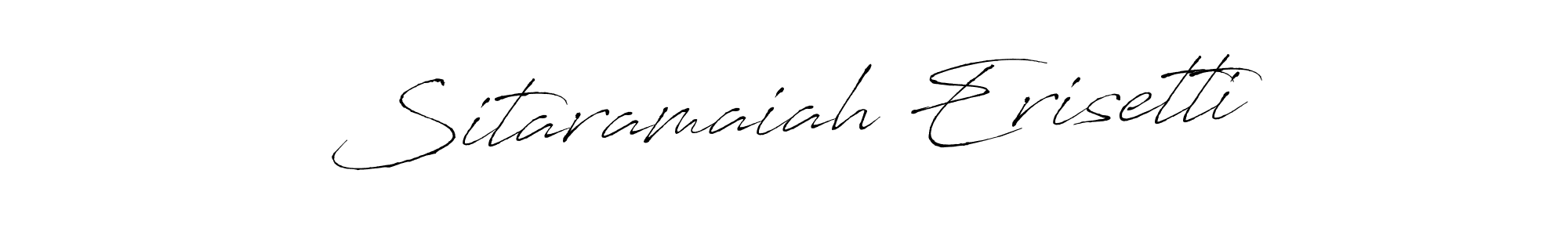 Similarly Antro_Vectra is the best handwritten signature design. Signature creator online .You can use it as an online autograph creator for name Sitaramaiah Erisetti. Sitaramaiah Erisetti signature style 6 images and pictures png