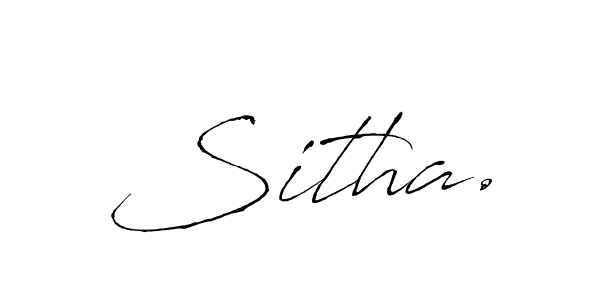 Sitha. stylish signature style. Best Handwritten Sign (Antro_Vectra) for my name. Handwritten Signature Collection Ideas for my name Sitha.. Sitha. signature style 6 images and pictures png