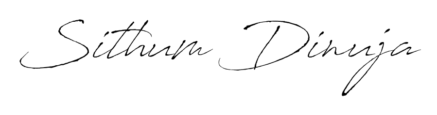 It looks like you need a new signature style for name Sithum Dinuja. Design unique handwritten (Antro_Vectra) signature with our free signature maker in just a few clicks. Sithum Dinuja signature style 6 images and pictures png