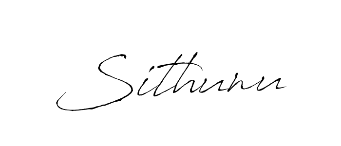 Use a signature maker to create a handwritten signature online. With this signature software, you can design (Antro_Vectra) your own signature for name Sithunu. Sithunu signature style 6 images and pictures png
