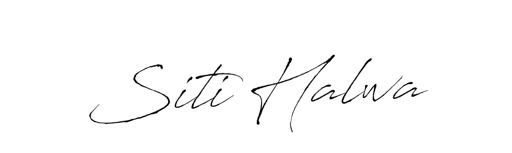You should practise on your own different ways (Antro_Vectra) to write your name (Siti Halwa) in signature. don't let someone else do it for you. Siti Halwa signature style 6 images and pictures png