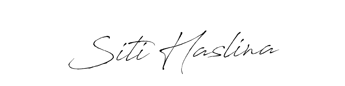 This is the best signature style for the Siti Haslina name. Also you like these signature font (Antro_Vectra). Mix name signature. Siti Haslina signature style 6 images and pictures png