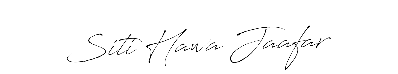 Make a beautiful signature design for name Siti Hawa Jaafar. With this signature (Antro_Vectra) style, you can create a handwritten signature for free. Siti Hawa Jaafar signature style 6 images and pictures png