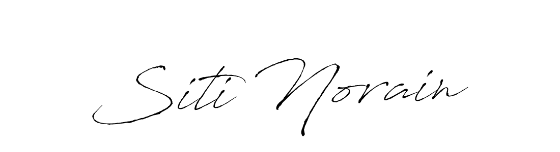 It looks lik you need a new signature style for name Siti Norain. Design unique handwritten (Antro_Vectra) signature with our free signature maker in just a few clicks. Siti Norain signature style 6 images and pictures png