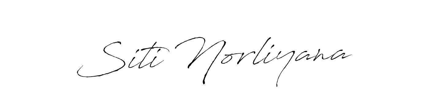 if you are searching for the best signature style for your name Siti Norliyana. so please give up your signature search. here we have designed multiple signature styles  using Antro_Vectra. Siti Norliyana signature style 6 images and pictures png