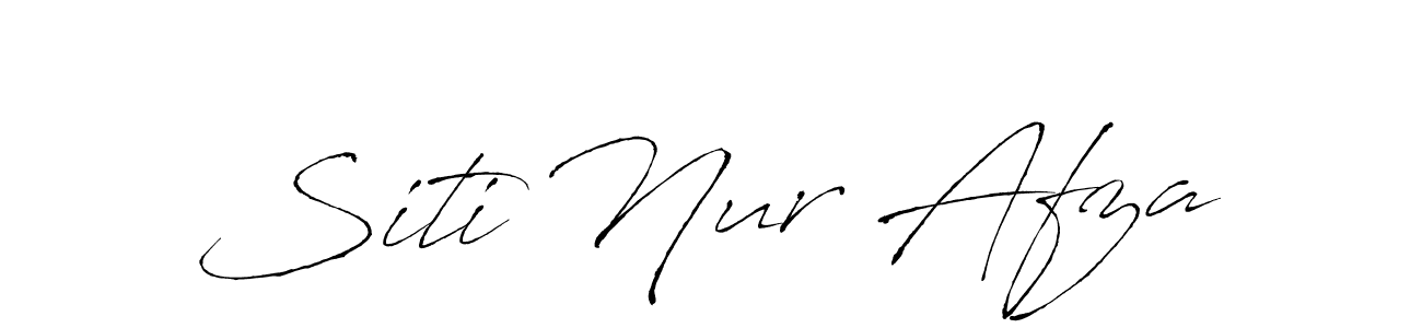 Also we have Siti Nur Afza name is the best signature style. Create professional handwritten signature collection using Antro_Vectra autograph style. Siti Nur Afza signature style 6 images and pictures png