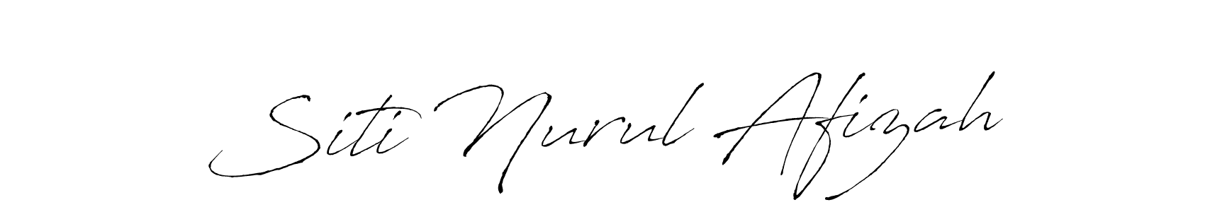 The best way (Antro_Vectra) to make a short signature is to pick only two or three words in your name. The name Siti Nurul Afizah include a total of six letters. For converting this name. Siti Nurul Afizah signature style 6 images and pictures png