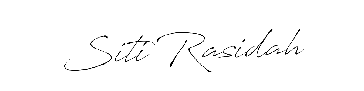 You can use this online signature creator to create a handwritten signature for the name Siti Rasidah. This is the best online autograph maker. Siti Rasidah signature style 6 images and pictures png