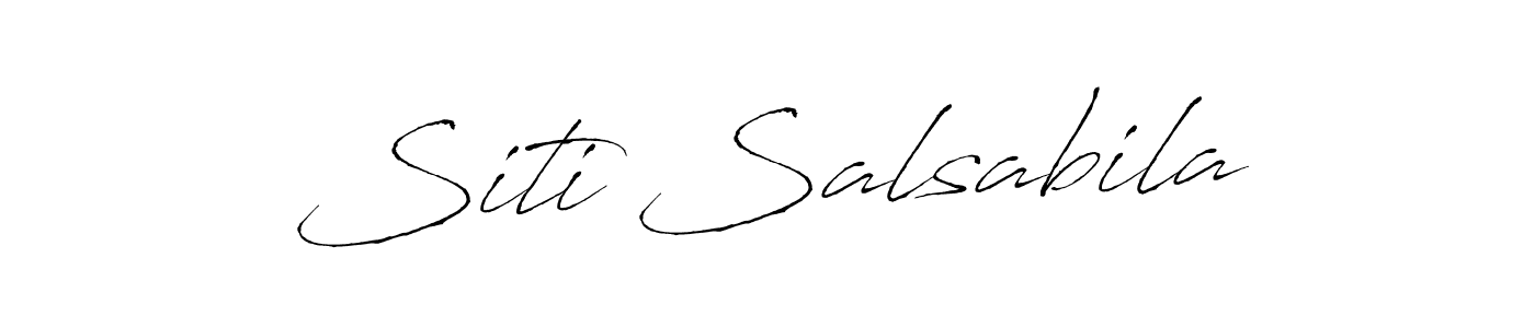 This is the best signature style for the Siti Salsabila name. Also you like these signature font (Antro_Vectra). Mix name signature. Siti Salsabila signature style 6 images and pictures png