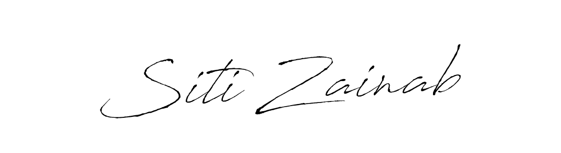 The best way (Antro_Vectra) to make a short signature is to pick only two or three words in your name. The name Siti Zainab include a total of six letters. For converting this name. Siti Zainab signature style 6 images and pictures png