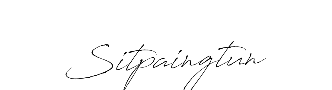 Antro_Vectra is a professional signature style that is perfect for those who want to add a touch of class to their signature. It is also a great choice for those who want to make their signature more unique. Get Sitpaingtun name to fancy signature for free. Sitpaingtun signature style 6 images and pictures png