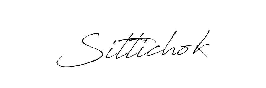 Create a beautiful signature design for name Sittichok. With this signature (Antro_Vectra) fonts, you can make a handwritten signature for free. Sittichok signature style 6 images and pictures png