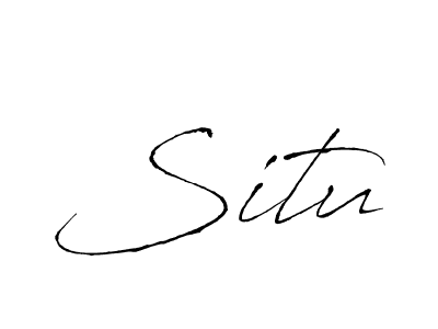 Design your own signature with our free online signature maker. With this signature software, you can create a handwritten (Antro_Vectra) signature for name Situ. Situ signature style 6 images and pictures png