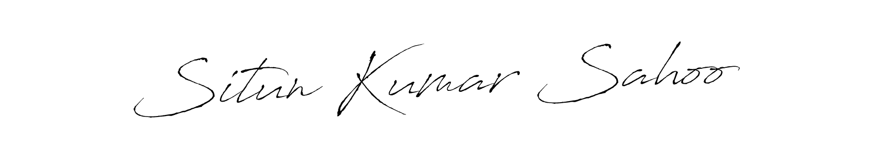 Make a beautiful signature design for name Situn Kumar Sahoo. With this signature (Antro_Vectra) style, you can create a handwritten signature for free. Situn Kumar Sahoo signature style 6 images and pictures png