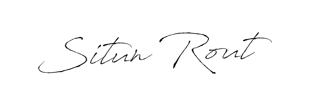 Create a beautiful signature design for name Situn Rout. With this signature (Antro_Vectra) fonts, you can make a handwritten signature for free. Situn Rout signature style 6 images and pictures png