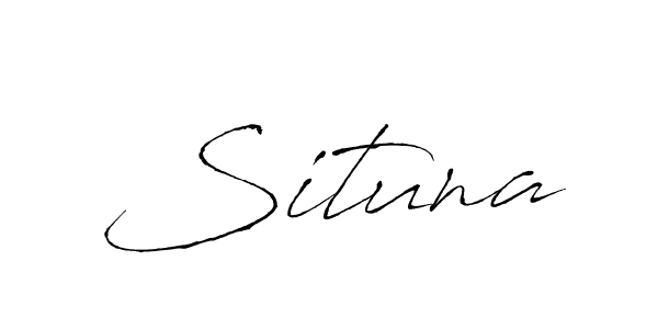 Once you've used our free online signature maker to create your best signature Antro_Vectra style, it's time to enjoy all of the benefits that Situna name signing documents. Situna signature style 6 images and pictures png