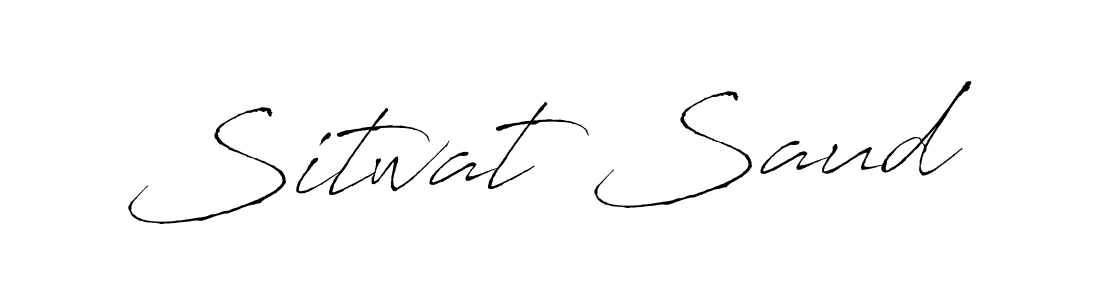 Create a beautiful signature design for name Sitwat Saud. With this signature (Antro_Vectra) fonts, you can make a handwritten signature for free. Sitwat Saud signature style 6 images and pictures png