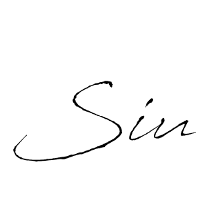 How to Draw Siu signature style? Antro_Vectra is a latest design signature styles for name Siu. Siu signature style 6 images and pictures png