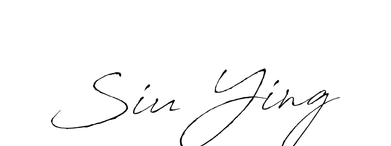 Siu Ying stylish signature style. Best Handwritten Sign (Antro_Vectra) for my name. Handwritten Signature Collection Ideas for my name Siu Ying. Siu Ying signature style 6 images and pictures png