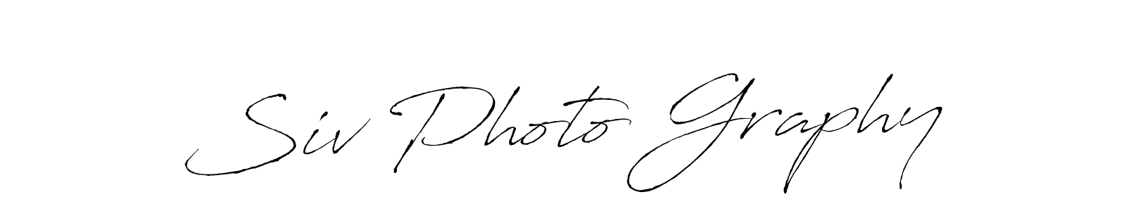 if you are searching for the best signature style for your name Siv Photo Graphy. so please give up your signature search. here we have designed multiple signature styles  using Antro_Vectra. Siv Photo Graphy signature style 6 images and pictures png