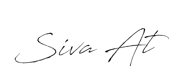 Also we have Siva At name is the best signature style. Create professional handwritten signature collection using Antro_Vectra autograph style. Siva At signature style 6 images and pictures png