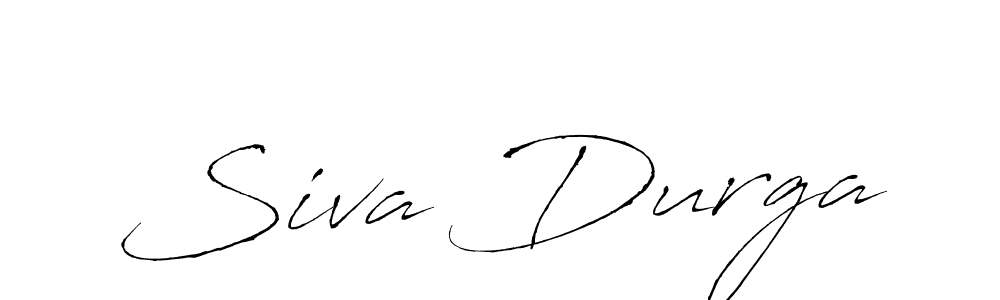 Design your own signature with our free online signature maker. With this signature software, you can create a handwritten (Antro_Vectra) signature for name Siva Durga. Siva Durga signature style 6 images and pictures png