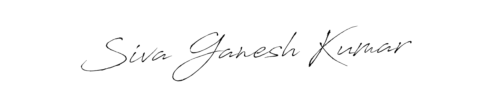 It looks lik you need a new signature style for name Siva Ganesh Kumar. Design unique handwritten (Antro_Vectra) signature with our free signature maker in just a few clicks. Siva Ganesh Kumar signature style 6 images and pictures png