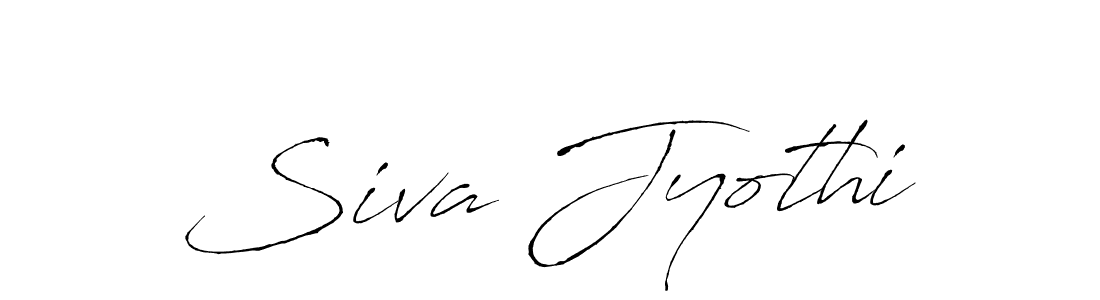 Siva Jyothi stylish signature style. Best Handwritten Sign (Antro_Vectra) for my name. Handwritten Signature Collection Ideas for my name Siva Jyothi. Siva Jyothi signature style 6 images and pictures png