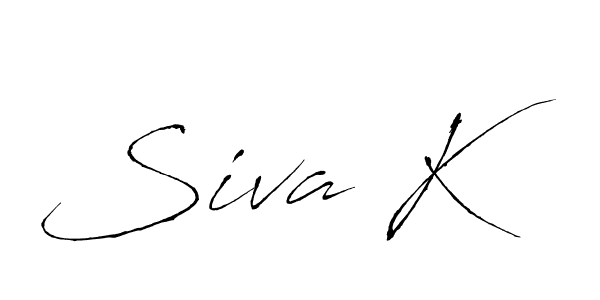 How to Draw Siva K signature style? Antro_Vectra is a latest design signature styles for name Siva K. Siva K signature style 6 images and pictures png