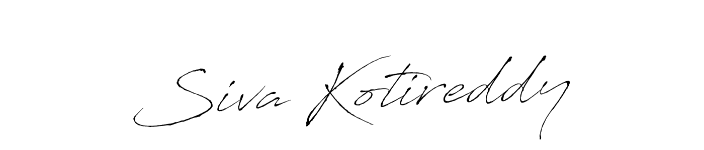Siva Kotireddy stylish signature style. Best Handwritten Sign (Antro_Vectra) for my name. Handwritten Signature Collection Ideas for my name Siva Kotireddy. Siva Kotireddy signature style 6 images and pictures png