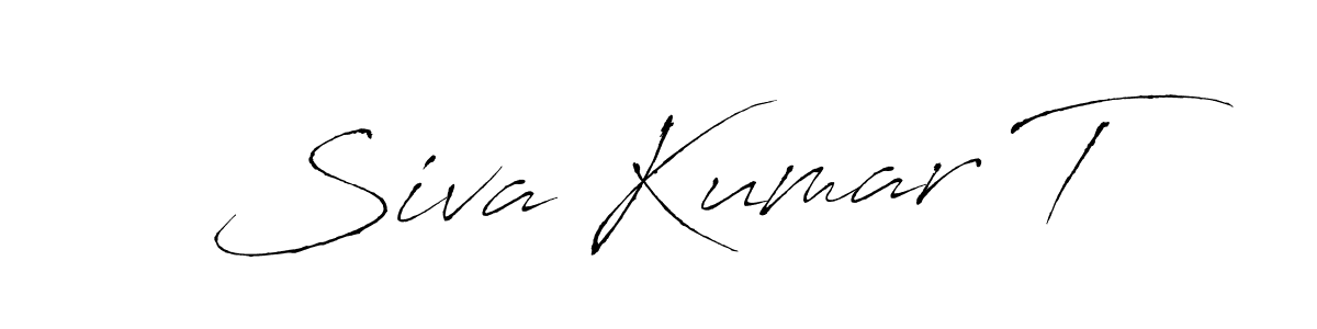 Use a signature maker to create a handwritten signature online. With this signature software, you can design (Antro_Vectra) your own signature for name Siva Kumar T. Siva Kumar T signature style 6 images and pictures png