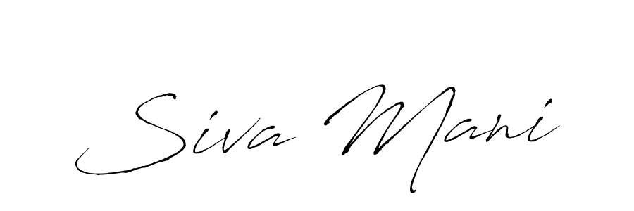 It looks lik you need a new signature style for name Siva Mani. Design unique handwritten (Antro_Vectra) signature with our free signature maker in just a few clicks. Siva Mani signature style 6 images and pictures png