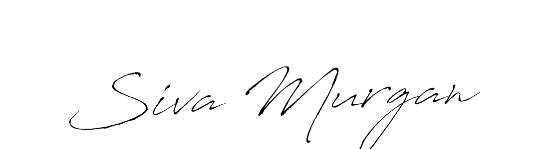 Make a beautiful signature design for name Siva Murgan. With this signature (Antro_Vectra) style, you can create a handwritten signature for free. Siva Murgan signature style 6 images and pictures png