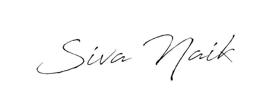 Create a beautiful signature design for name Siva Naik. With this signature (Antro_Vectra) fonts, you can make a handwritten signature for free. Siva Naik signature style 6 images and pictures png