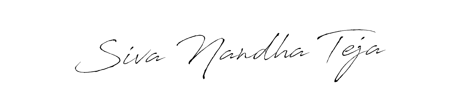 Use a signature maker to create a handwritten signature online. With this signature software, you can design (Antro_Vectra) your own signature for name Siva Nandha Teja. Siva Nandha Teja signature style 6 images and pictures png