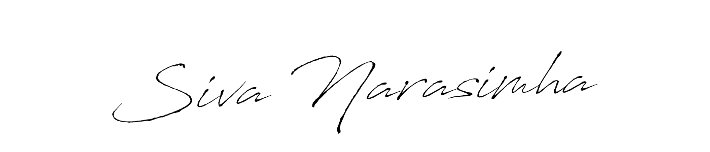 Siva Narasimha stylish signature style. Best Handwritten Sign (Antro_Vectra) for my name. Handwritten Signature Collection Ideas for my name Siva Narasimha. Siva Narasimha signature style 6 images and pictures png