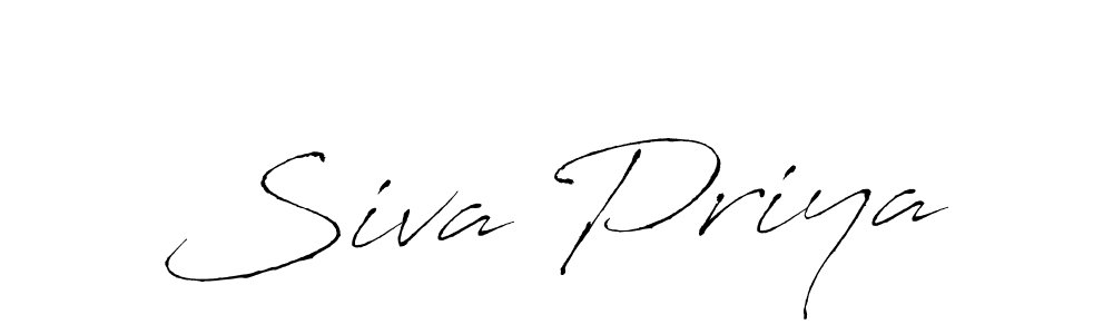 How to make Siva Priya signature? Antro_Vectra is a professional autograph style. Create handwritten signature for Siva Priya name. Siva Priya signature style 6 images and pictures png