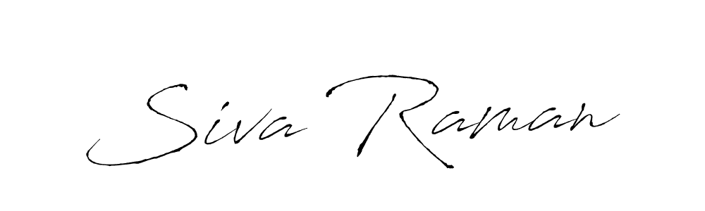 Use a signature maker to create a handwritten signature online. With this signature software, you can design (Antro_Vectra) your own signature for name Siva Raman. Siva Raman signature style 6 images and pictures png