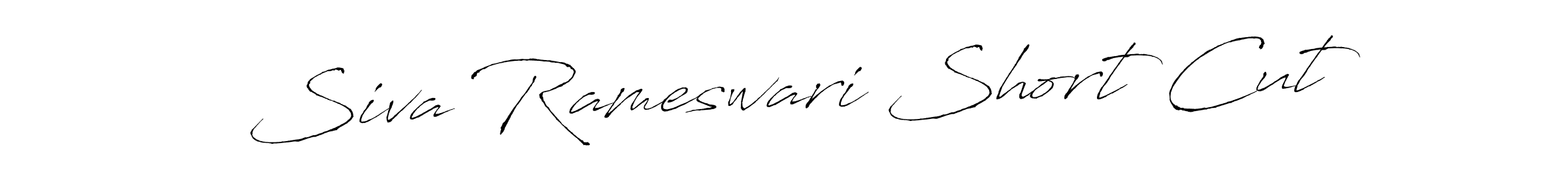 How to make Siva Rameswari Short Cut signature? Antro_Vectra is a professional autograph style. Create handwritten signature for Siva Rameswari Short Cut name. Siva Rameswari Short Cut signature style 6 images and pictures png