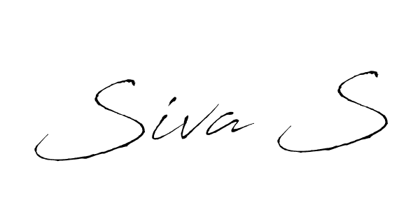 How to make Siva S name signature. Use Antro_Vectra style for creating short signs online. This is the latest handwritten sign. Siva S signature style 6 images and pictures png