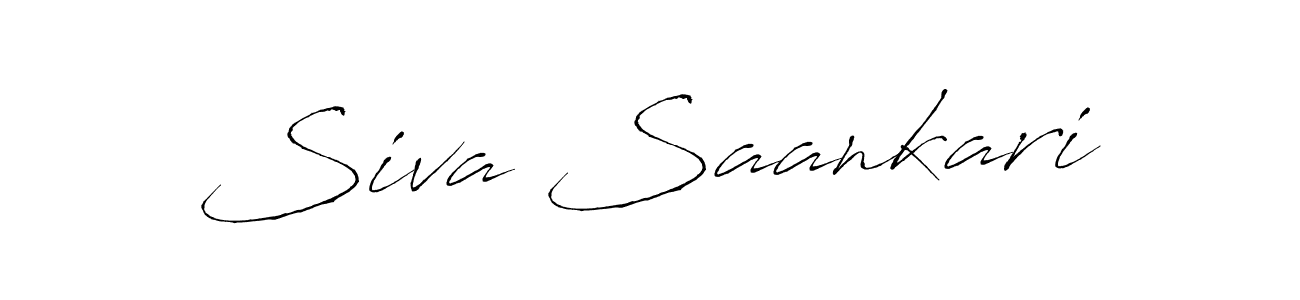 Create a beautiful signature design for name Siva Saankari. With this signature (Antro_Vectra) fonts, you can make a handwritten signature for free. Siva Saankari signature style 6 images and pictures png