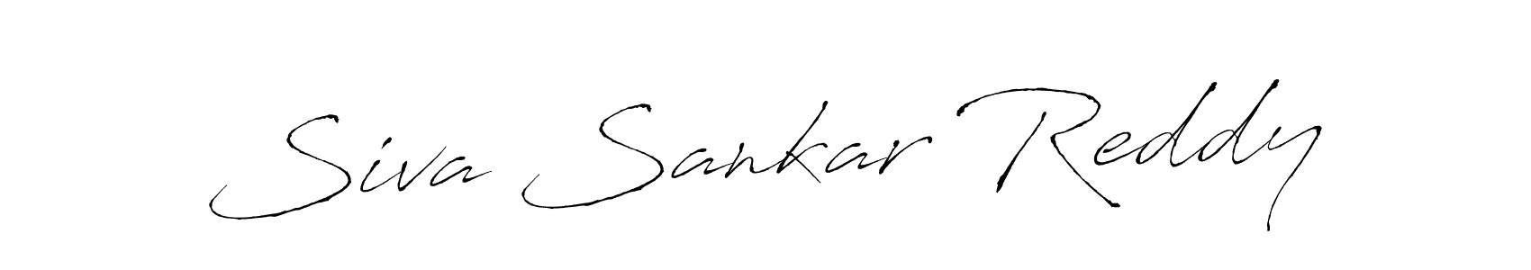Create a beautiful signature design for name Siva Sankar Reddy. With this signature (Antro_Vectra) fonts, you can make a handwritten signature for free. Siva Sankar Reddy signature style 6 images and pictures png
