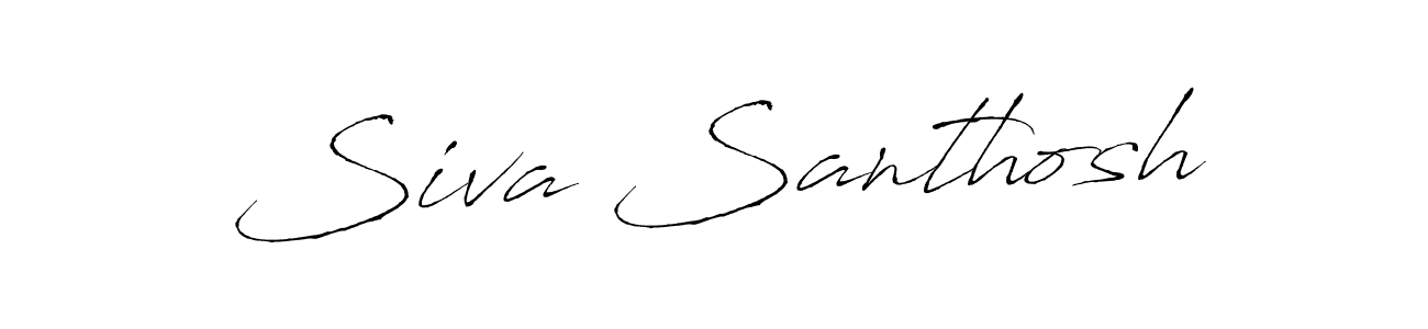 You can use this online signature creator to create a handwritten signature for the name Siva Santhosh. This is the best online autograph maker. Siva Santhosh signature style 6 images and pictures png