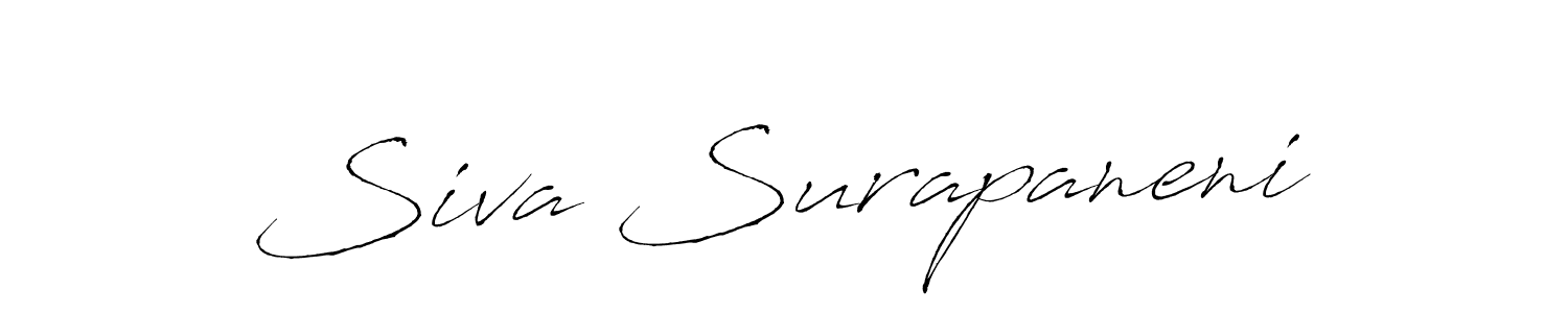 The best way (Antro_Vectra) to make a short signature is to pick only two or three words in your name. The name Siva Surapaneni include a total of six letters. For converting this name. Siva Surapaneni signature style 6 images and pictures png