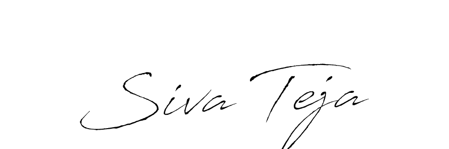 The best way (Antro_Vectra) to make a short signature is to pick only two or three words in your name. The name Siva Teja include a total of six letters. For converting this name. Siva Teja signature style 6 images and pictures png